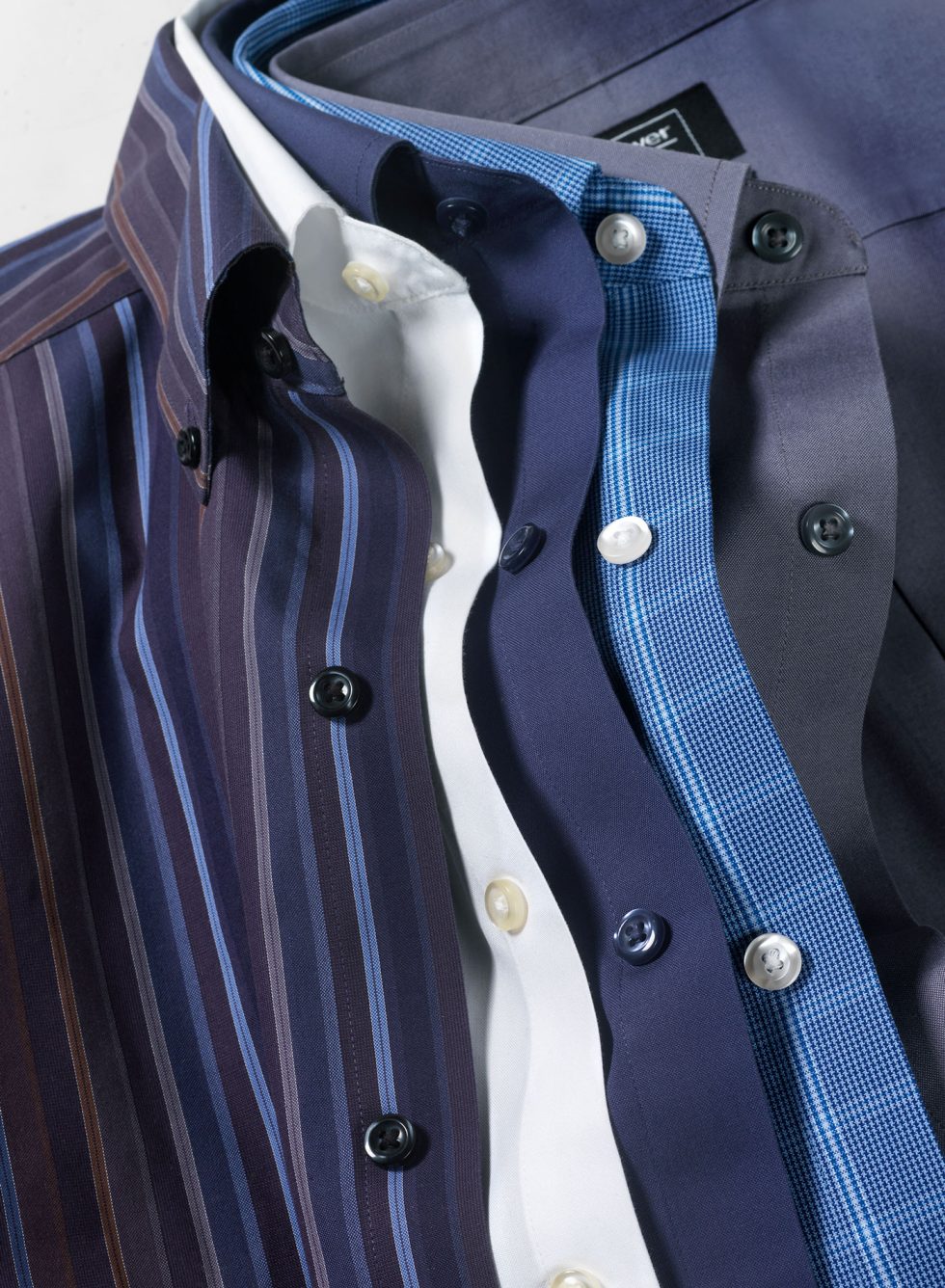 Calgary Product Photographer. Assortment of mens dress shirts.