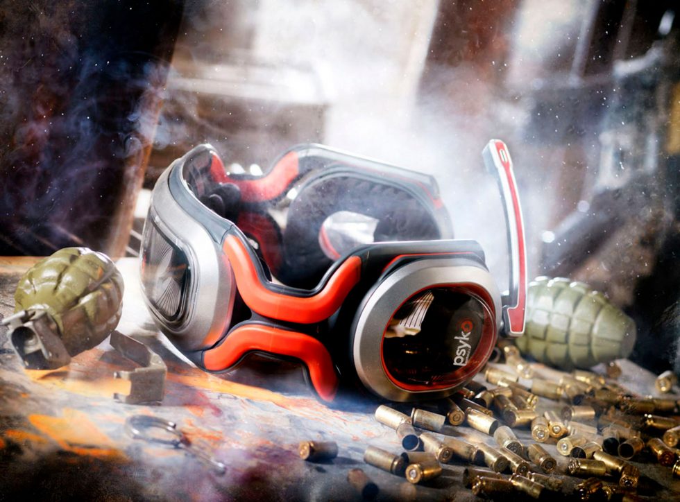Calgary Product Photographer. Psyko gaming headset.