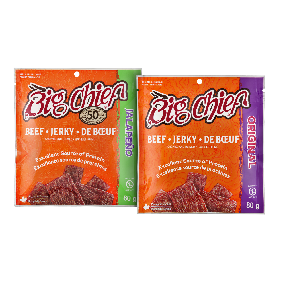 Calgary Product Photography. Big Chief Beef Jerky.