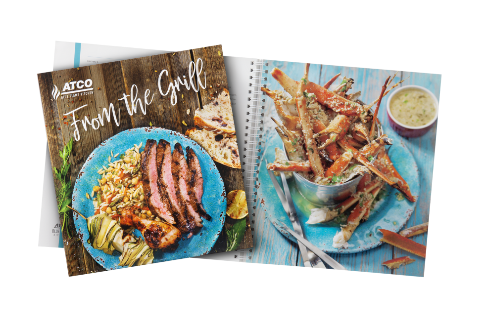 Calgary Product Photography. From the Grill Cookbook by ATCO Blue Flame Kitchen.