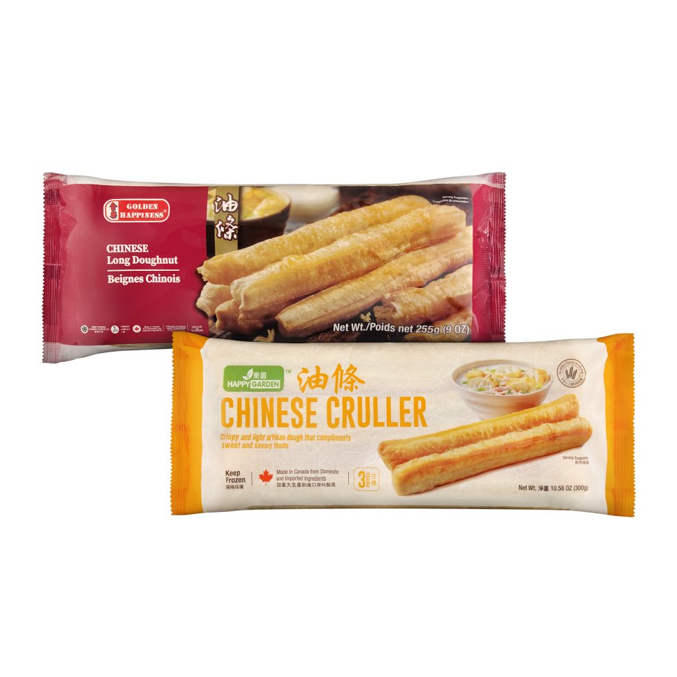Calgary Product Photography. Golden Happiness Chinese Long Doughnut & Happy Garden Chinese Cruller.