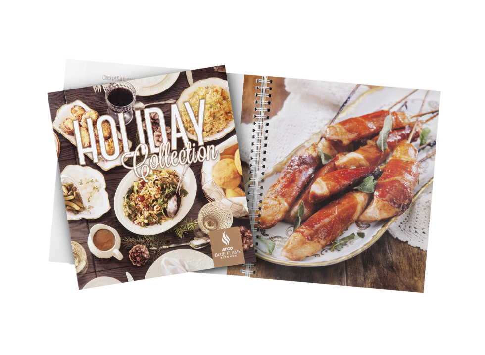 Calgary Product Photography. Holiday Collection Cookbook 2 by ATCO Blue Flame Kitchen.